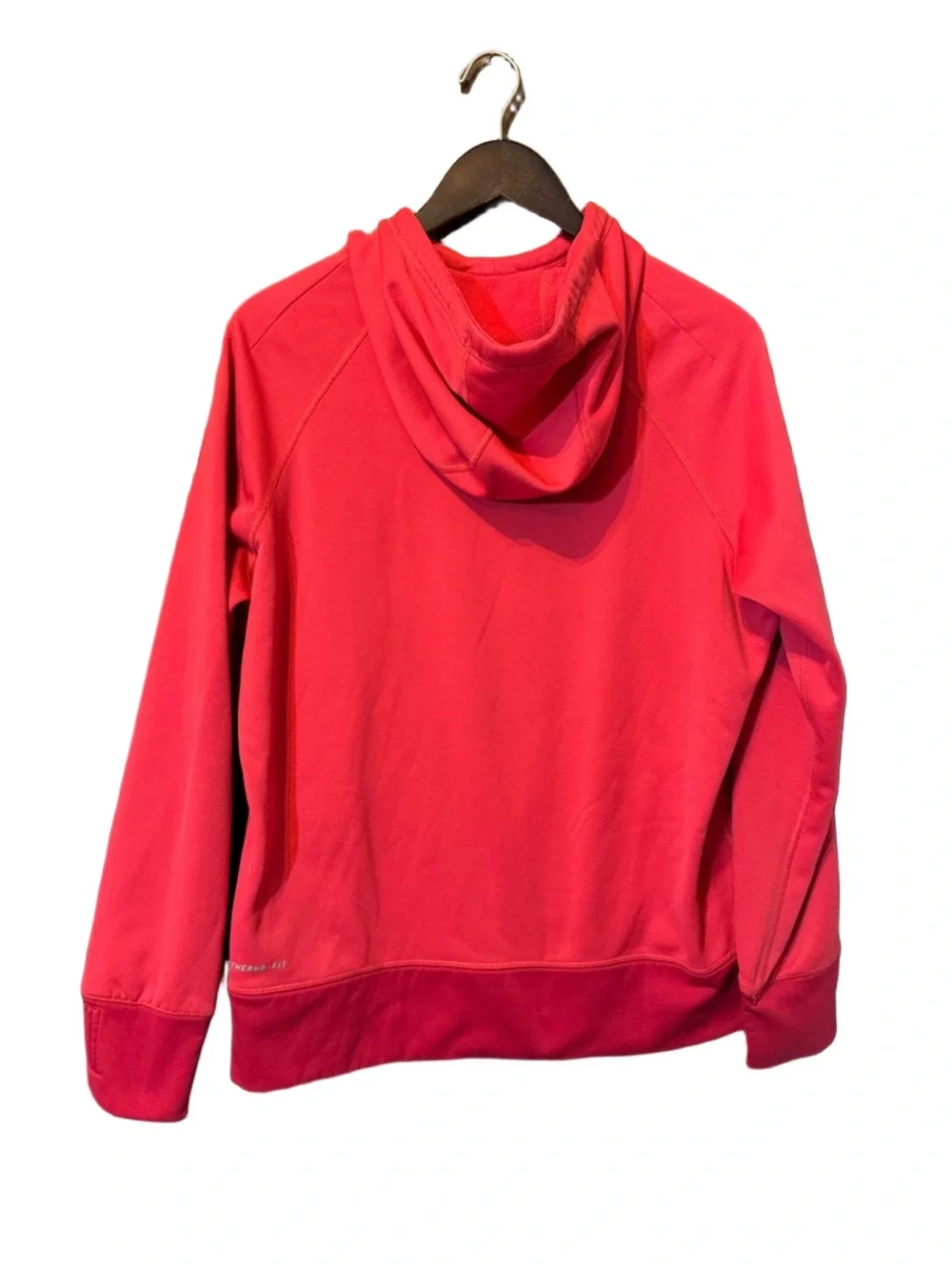 Nike Therma-Fit Bright Red Pullover Hoodie with Swoosh Size XL